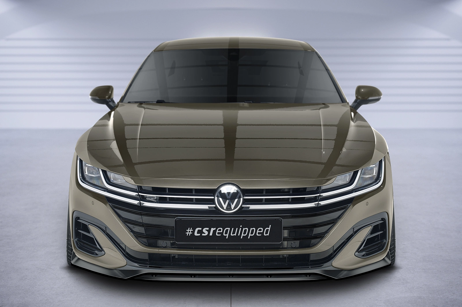 Voorspoiler VW Arteon R-Line Glans Zwart (2020–) CSR