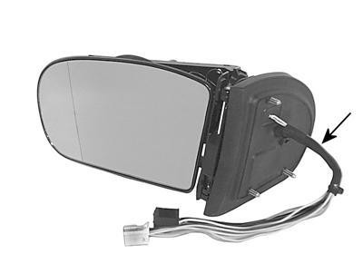 spiegel, elektr verstelb, verwarmd, elektr inklapbaar, 9 pins, r