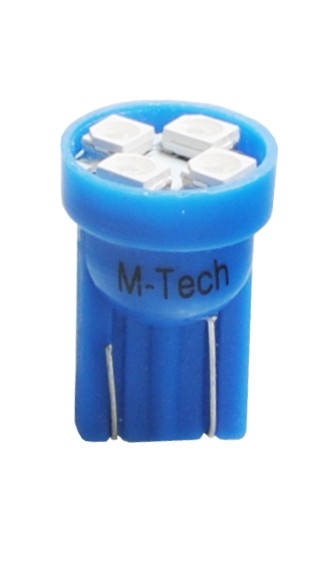 W5W T10 4xSMDLED Blue Blauw