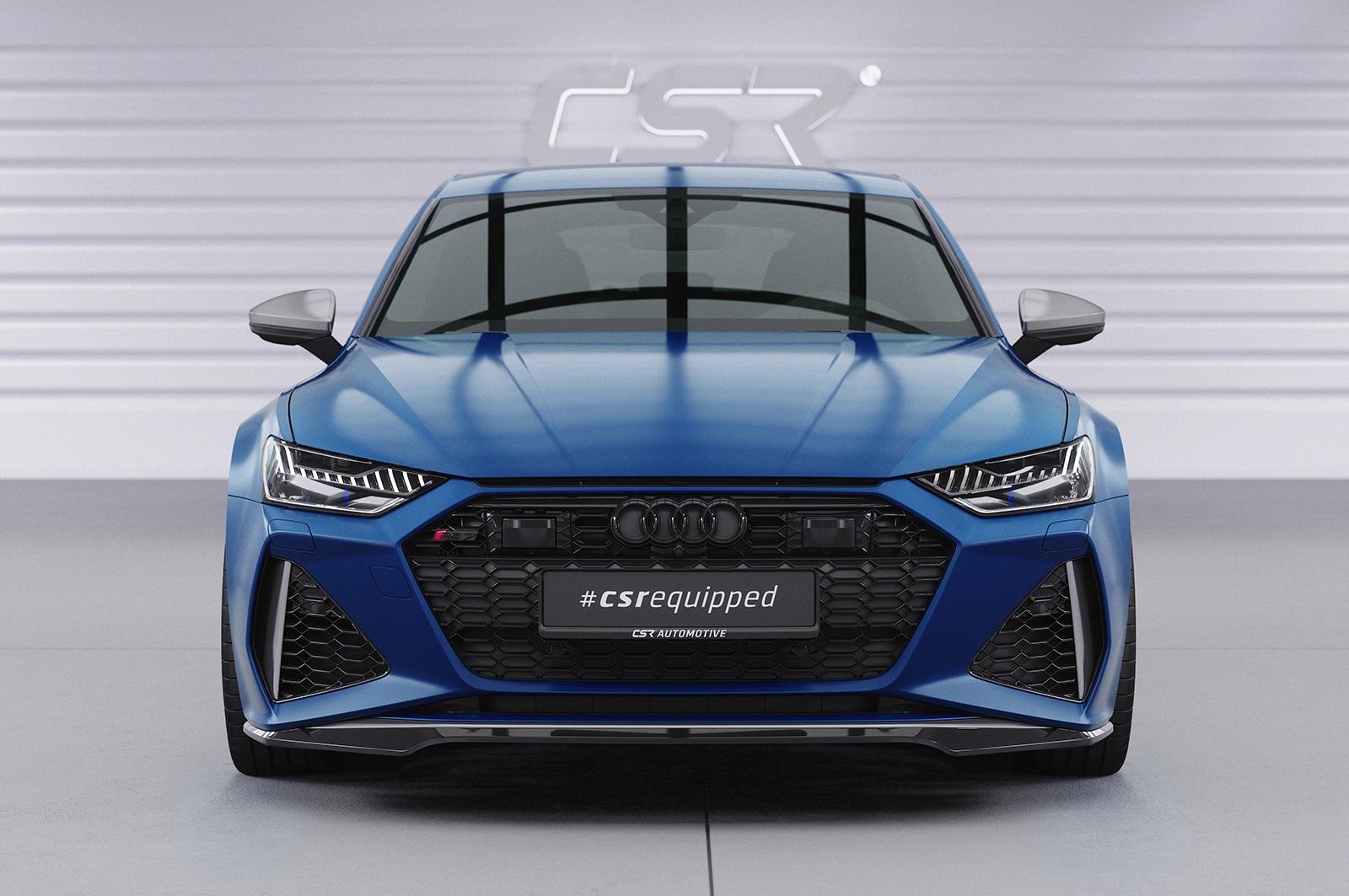 Voorspoiler Audi RS6 C8 / RS7 C8 (4K) Glans Zwart van CSR Automotive (2019-)