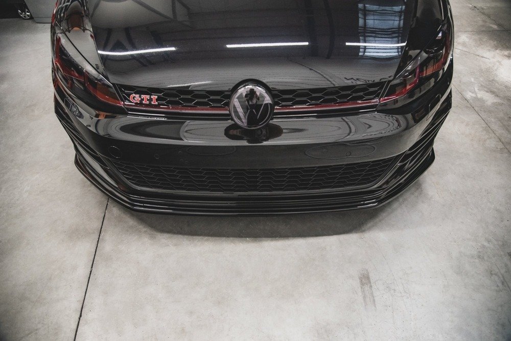 Voorspoiler Volkswagen Golf 7 GTI TCR Maxton Glans Zwart