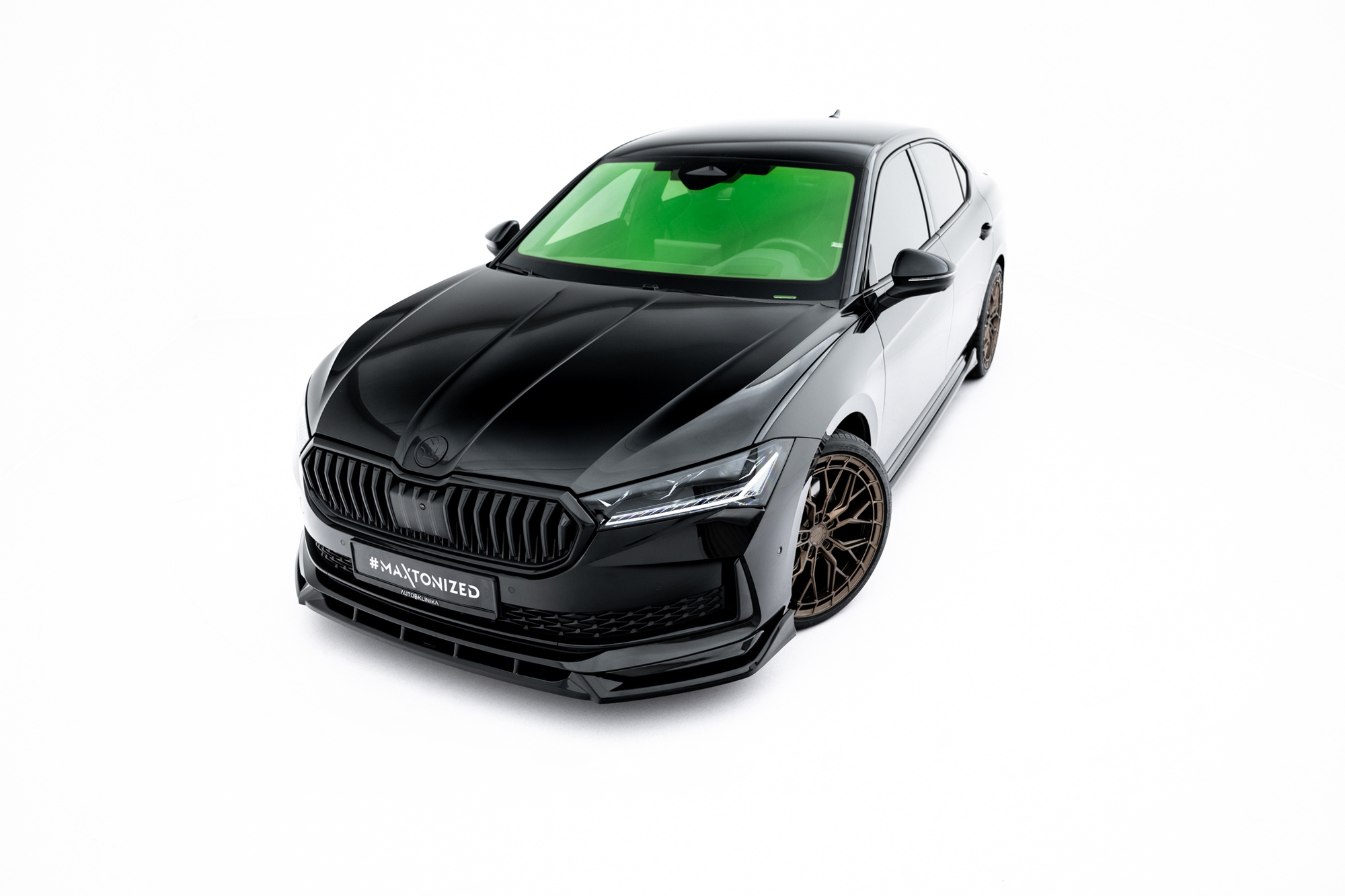 Front Splitter Skoda Superb Sportline Mk4 V.2 – Skoda Superb Sportline 2024