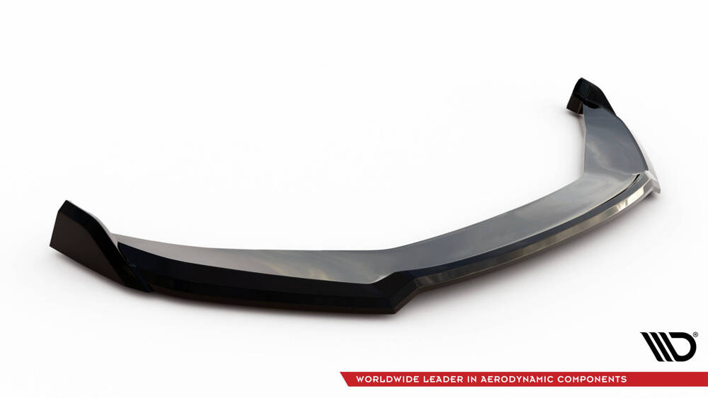 Voorspoiler Skoda Kodiaq Mk1 Facelift Sportline Maxton Design glans zwart V.2