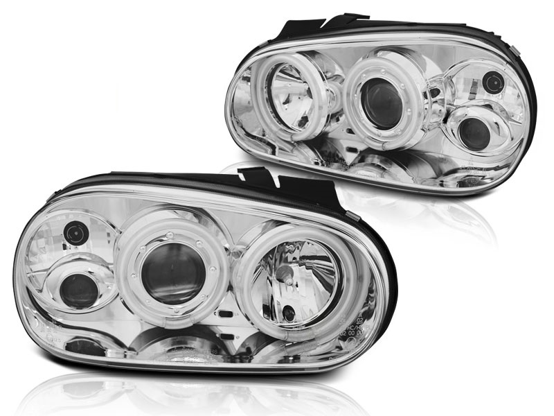 Faros VW Golf IV Angel Eyes Ice CCFL