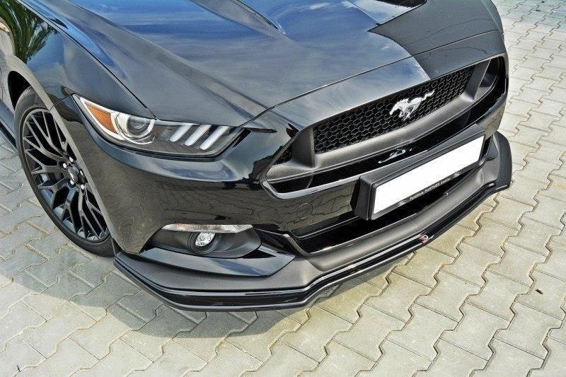 Voorspoiler Ford Mustang GT Mk6 Glanzend Zwart