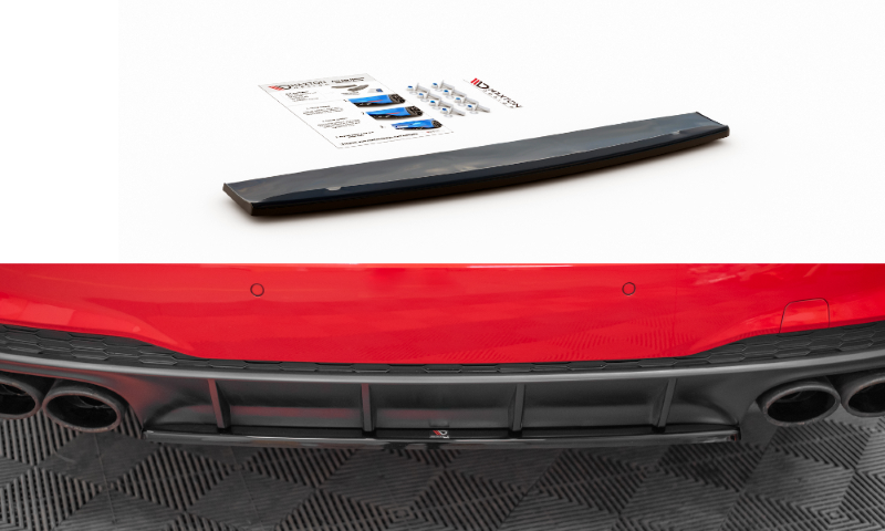 Diffuser Audi A7 S-Line C8 Maxton Glanzend Zwart