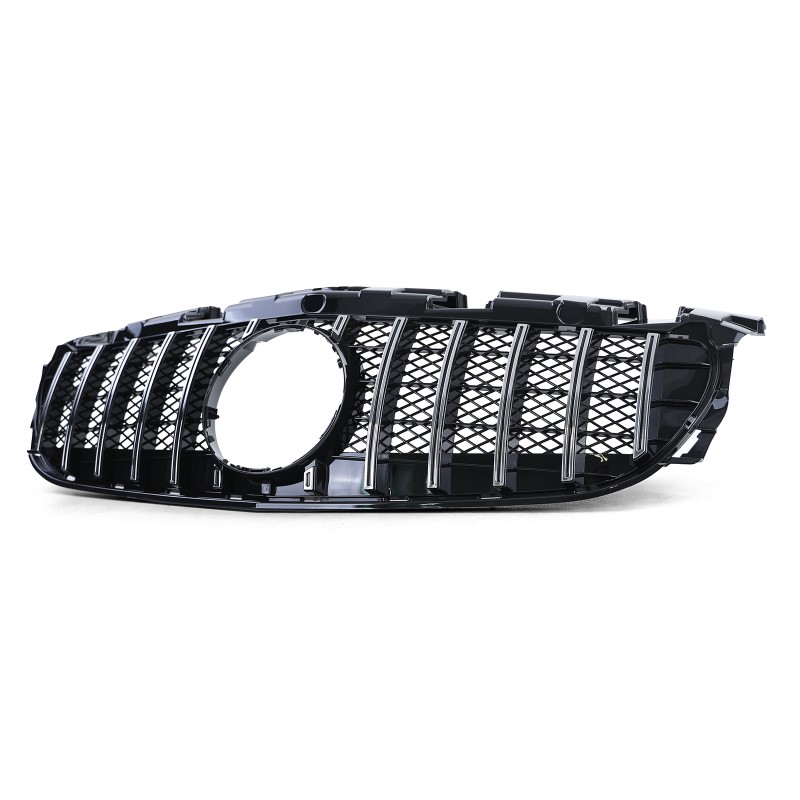 Grill Mercedes SLC R172 Facelift 2016- .. GT Look Zwart/Chroom