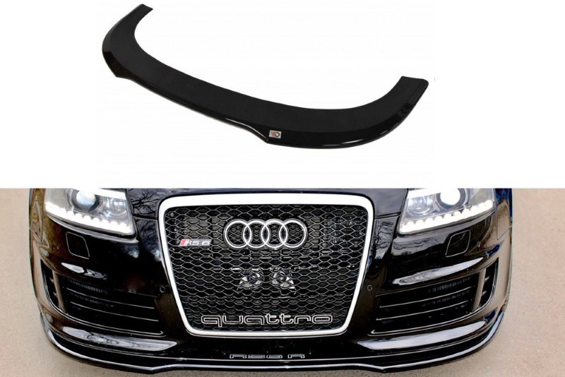 Voorspoiler Audi RS6 C6 Glanzend Zwart