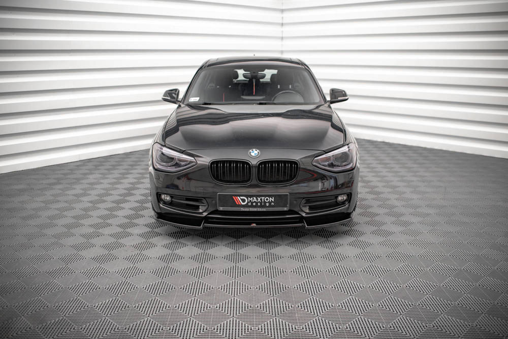 Voorspoiler BMW 1-Serie F20 Maxton Glans Zwart