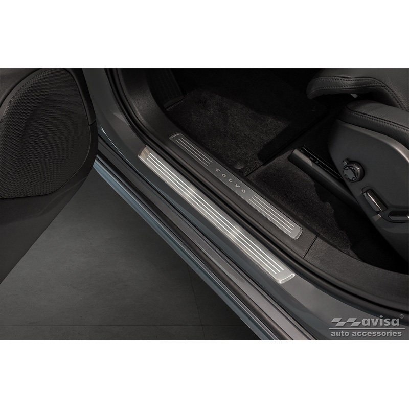 RVS Instaplijsten  Volvo XC90 II 2015-2019 & alle Facelift modellen - 'Lines' - 4-delig