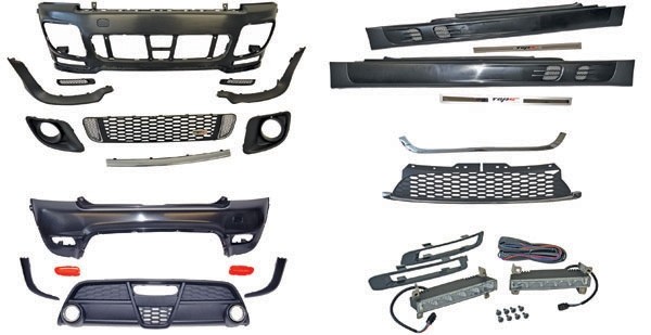 Bumper set MINI R56 06-10