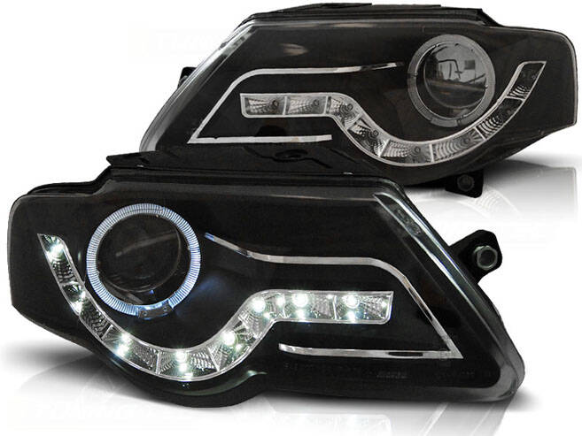 Faros VW Passat 3C 05 Devel eyes Dayline negro