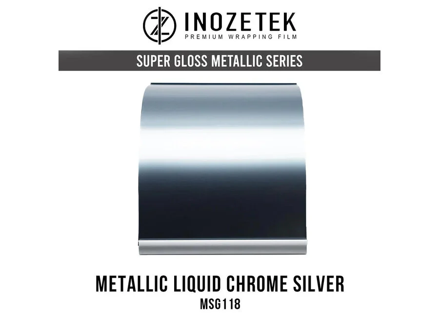 Inozetek Super Gloss Metallic Liquid Chrome Silver - MSG118-18M