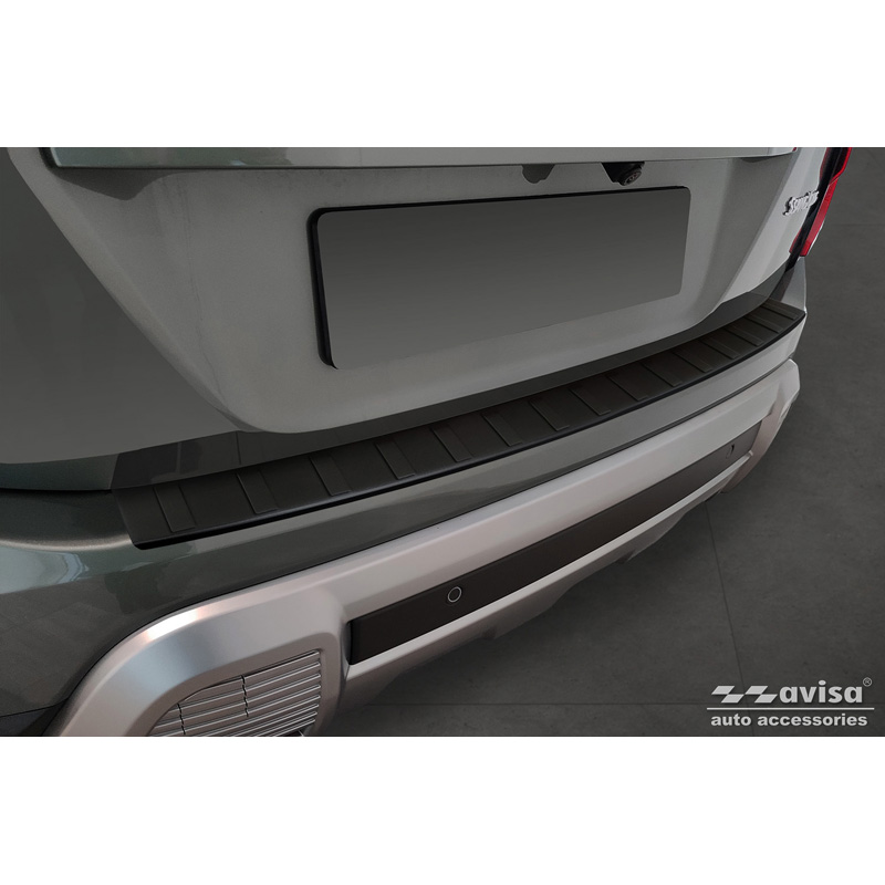 Matzwart RVS Achterbumperprotector  SsangYong Torres (J100) 2022- 'Ribs'