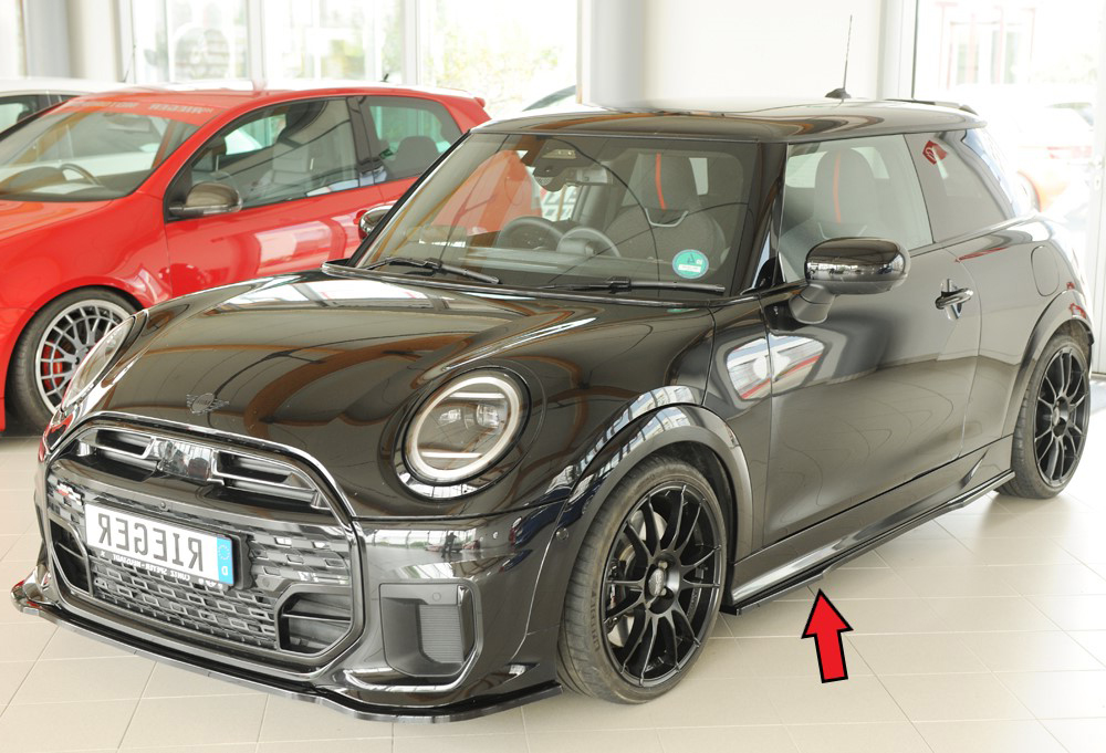 Zijskirts Mini Cooper FM6 – 03.2024 glans zwart