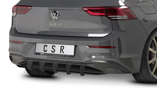 Diffuser Volkswagen Golf 8 CSR Racing Mat Zwart