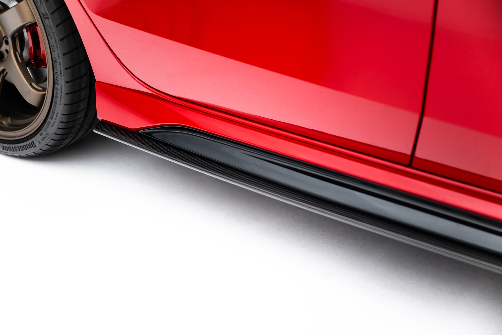 Set of Prepreg Carbon Fiber Zijskirts Audi RS3 Sedan 8Y Facelift – Maxton Design
