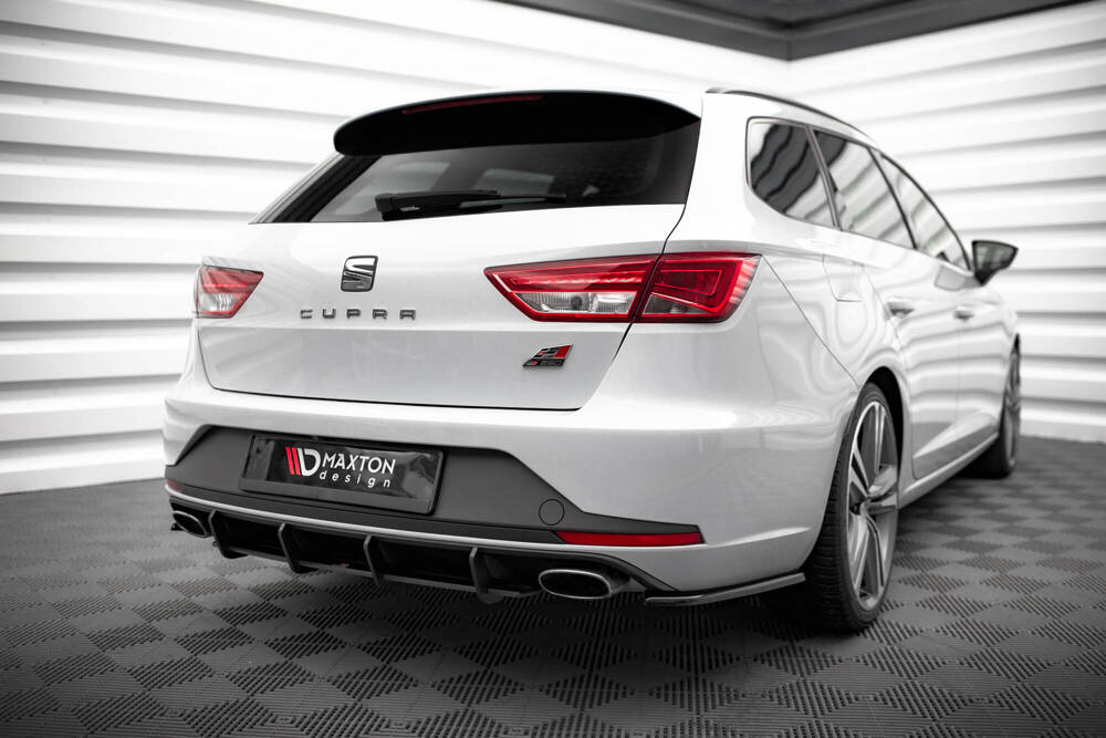 Zijdiffuser V.1 Seat Leon Cupra ST 5F Maxton Glans Zwart