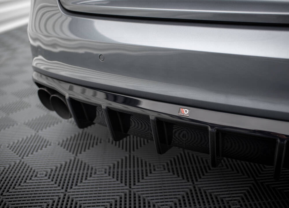 Diffuser Audi A5 S-Line / S5 8T Coupe FL Maxton Glans Zwart