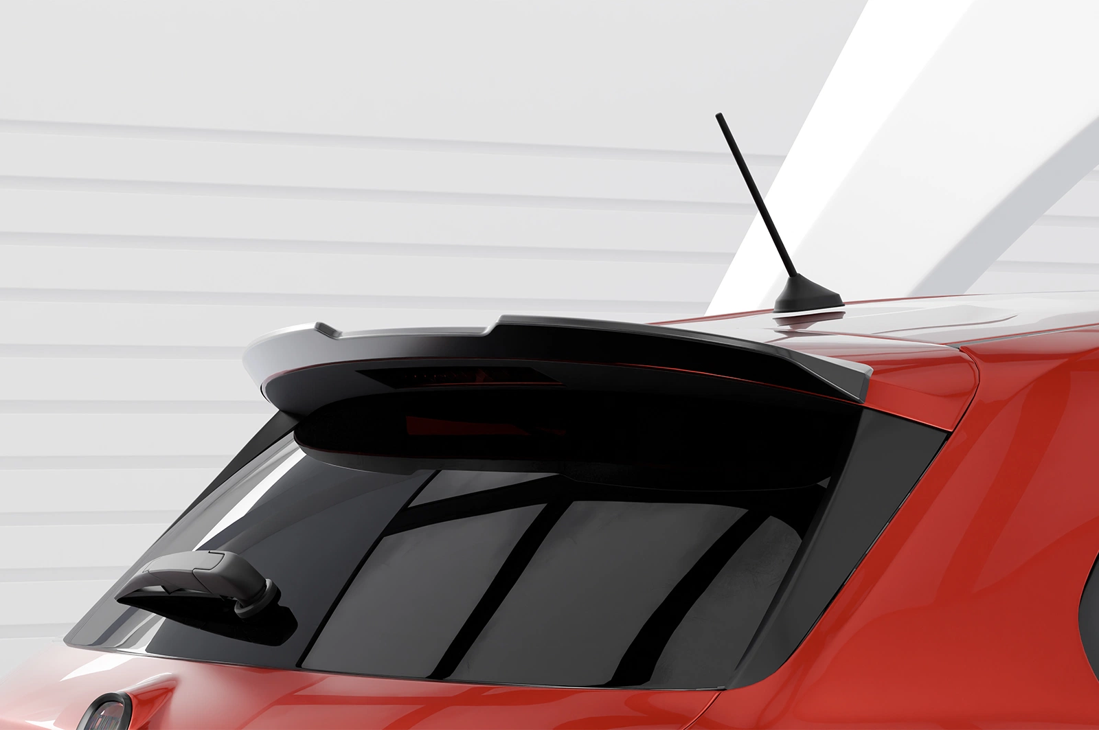 Achterspoiler Fiat 500X Sport glans zwart