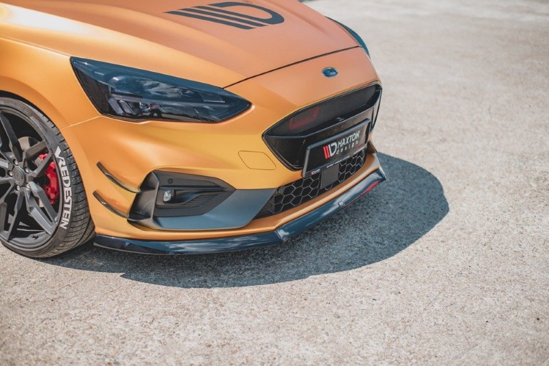 Voorspoiler Ford Focus ST / ST-Line Mk4 V.8 Glanzend Zwart