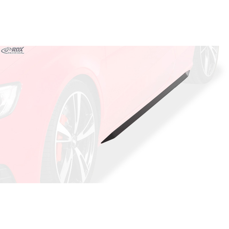 Sideskirts 'Slim'  Audi A3 (8V7) Cabrio 2013- (ABS zwart glanzend)
