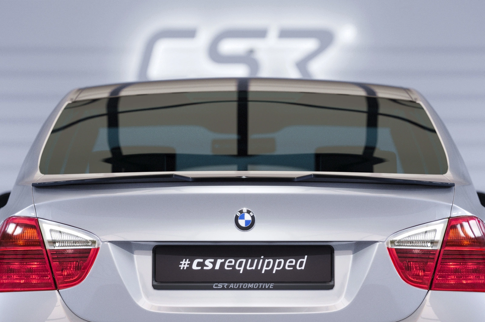 Achterspoiler BMW 3er E90 Limousine Glans Zwart van CSR Automotive (01/2005-10/2011)