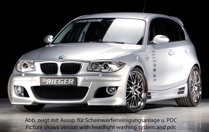 Spoilerzwaard voor Voorbumper BMW E87 Rieger