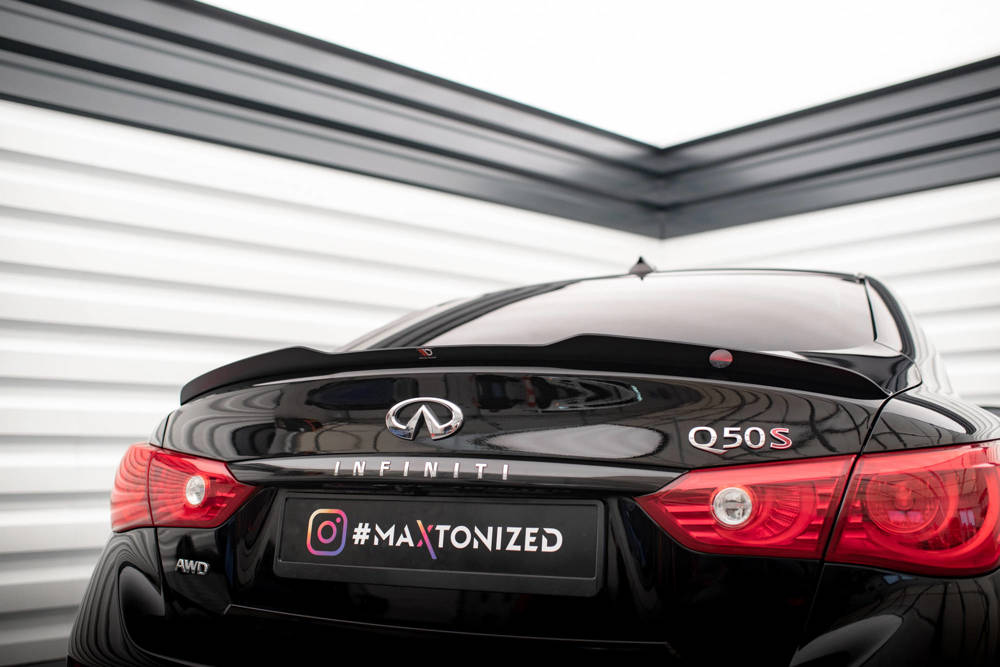 Spoiler Infiniti Q50 S Maxton Glans Zwart