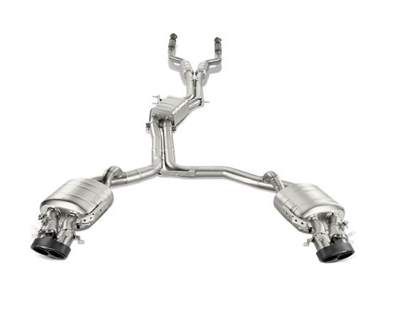 Milltek Audi RS5 8T Coupé cat-back systeem met links + rechts OE