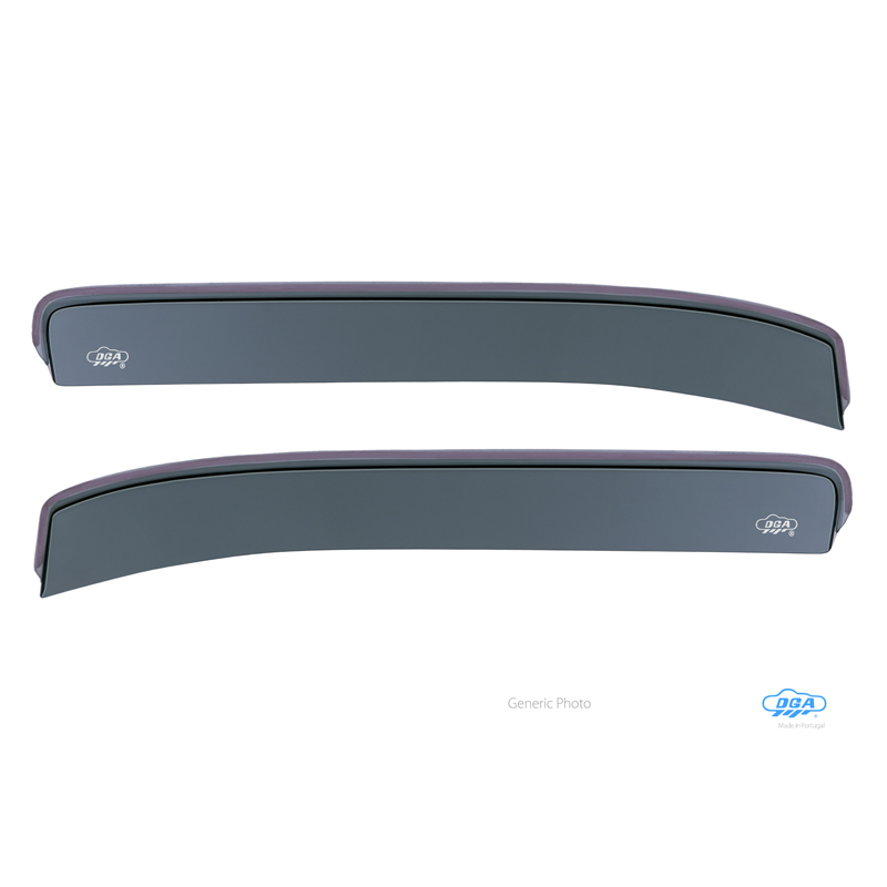 DGA Zijwindschermen  Renault Master III & Opel Movano B & Nissan NV400 2010-2024 (2-delig / kort)