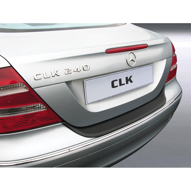 ABS Achterbumper beschermlijst  Mercedes CLK 2005-2009 Zwart