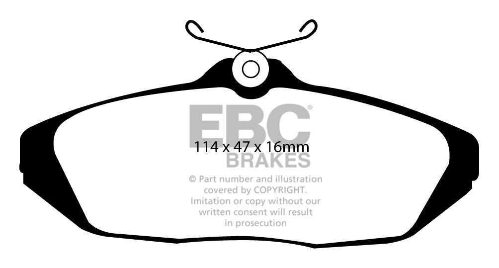 EBC Brakes FIAT 124 Spider 1.4 66-70 Remblokken voorzijde greens