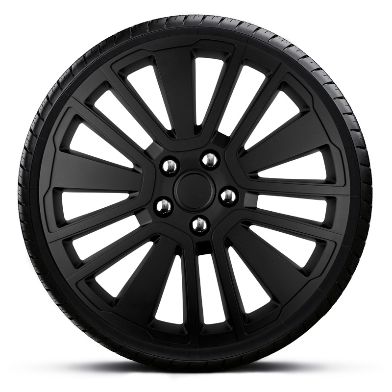 4-Delige J-Tec Wieldoppenset Scuba SR 14-inch zwart