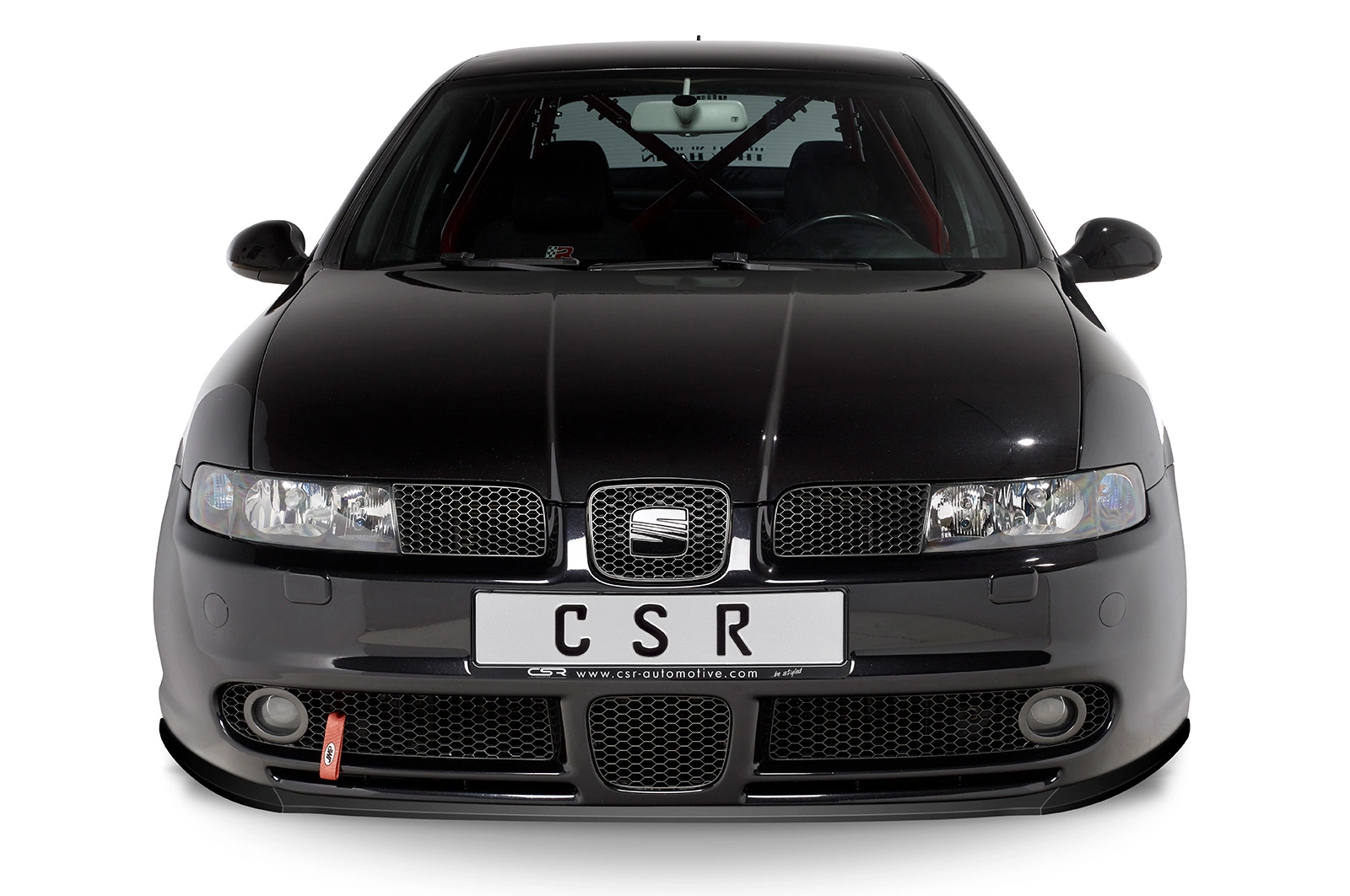 Voorspoiler Seat Leon 1 (1M) Cupra/Sport/FR Glans Zwart van CSR Automotive (1999-2006)