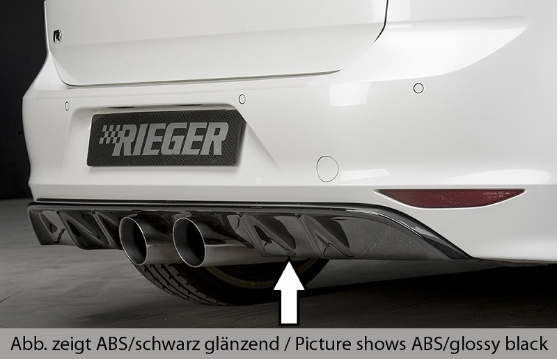 Achteraanzet Carbon-look Rieger VW Golf R VII