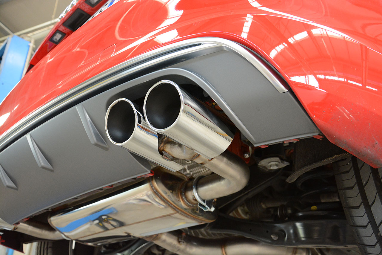 AUDI A3 8V 1.8 TFSI (180 Hp) 2013 -> 2015 Endpipe kit 100x75 Right + 100x75 Left