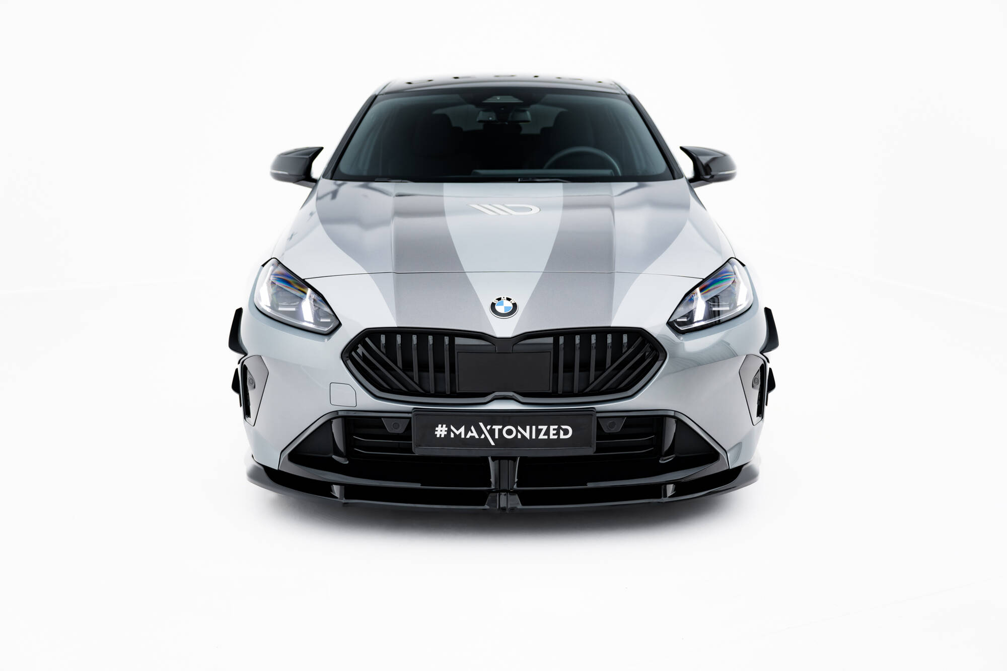 Bodykit V.3 BMW 1 M-Pack F70 Maxton Glanzend zwart