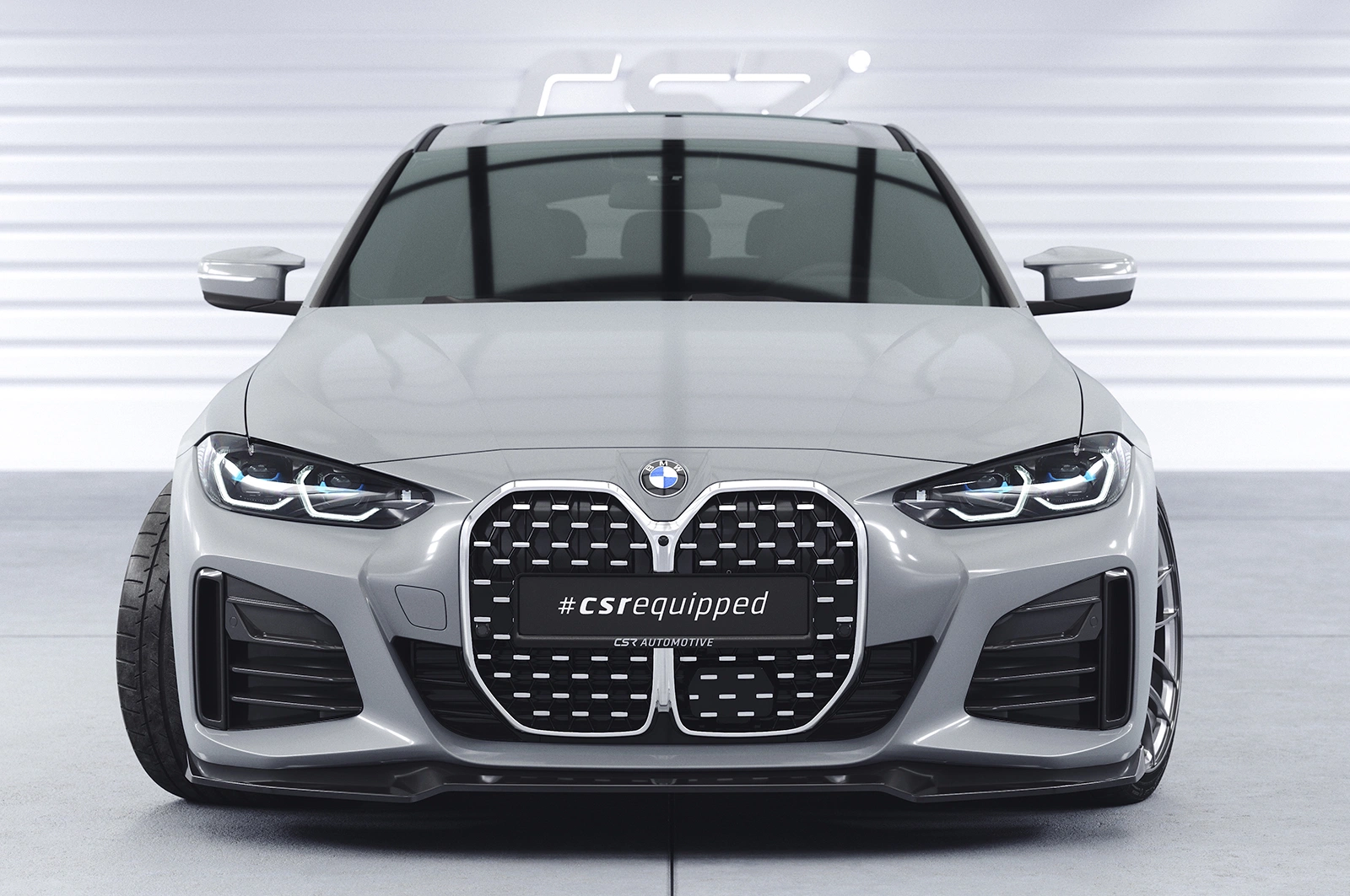 Voorspoiler BMW 4er (G26) / i4 M-Paket Glans Zwart (07/2020–)