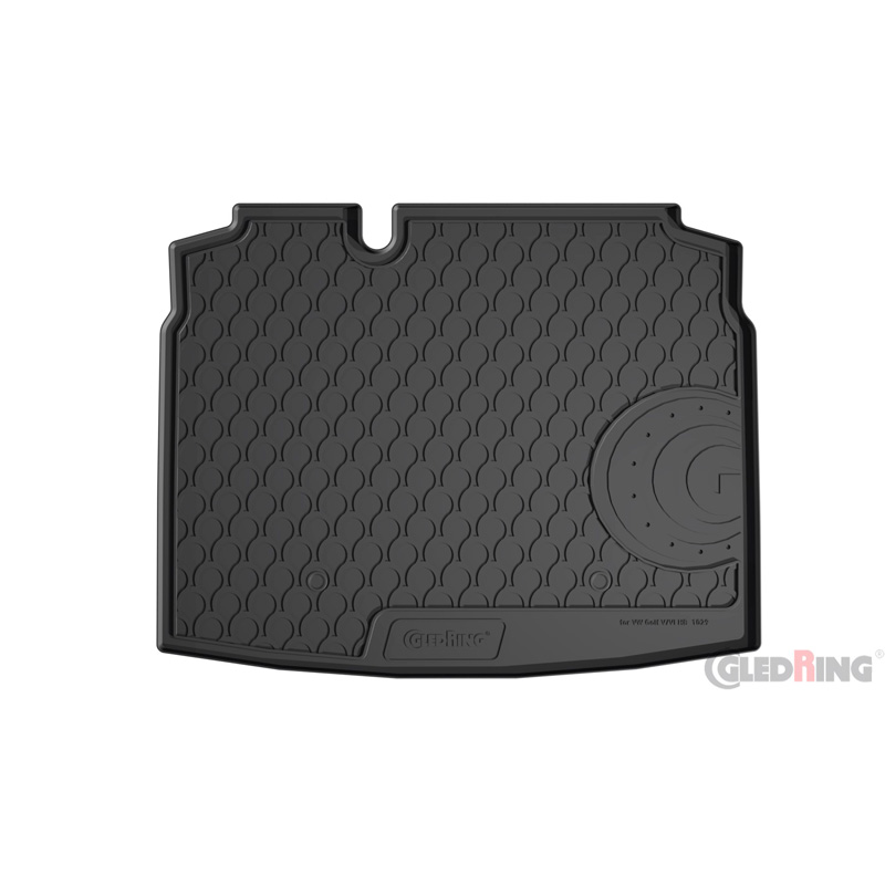 Rubbasol (Rubber) Kofferbakmat  Volkswagen Golf V & VI HB 3/5-deurs 2003-2012 (met ruimtebesparend reservewiel)