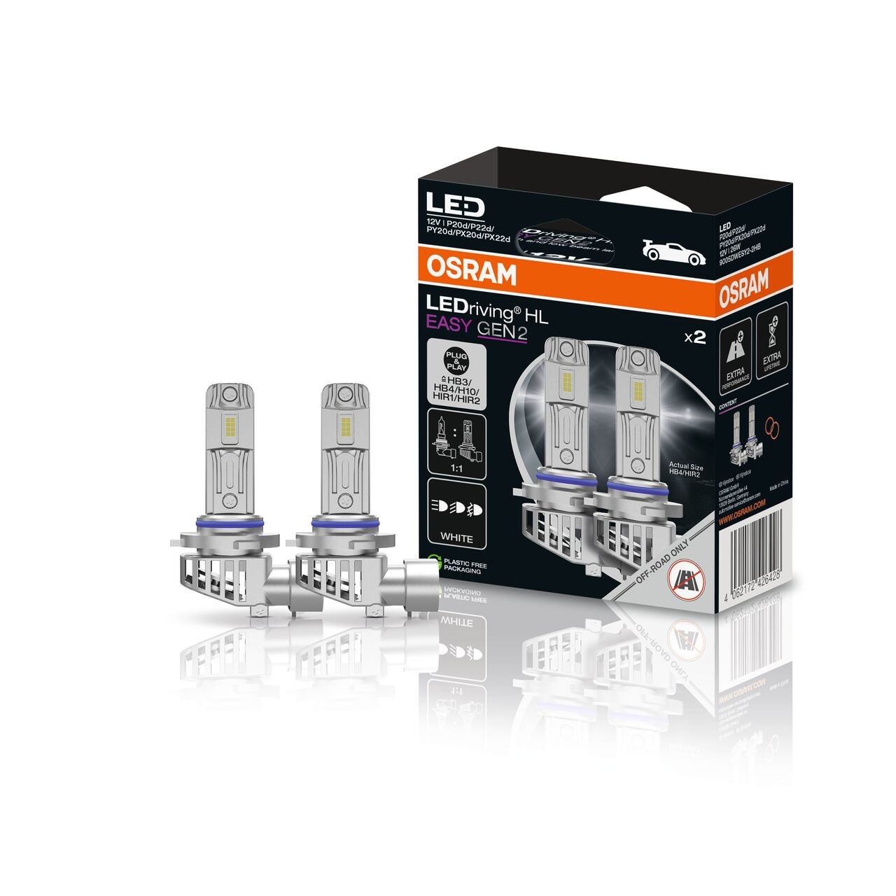 Super white HB3/9005 lampen