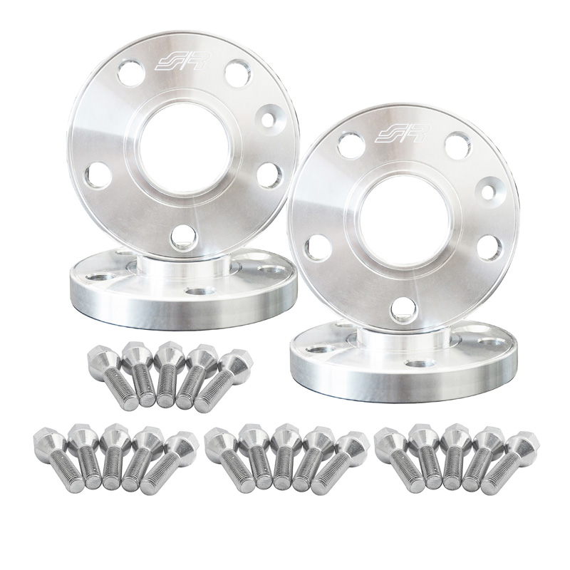 Simoni Racing Aluminium Spoorverbreder Set - 2x16mm(VA) - 2x18mm(AA) (Naaf 72,6mm) inclusief wielbouten -  BMW diversen
