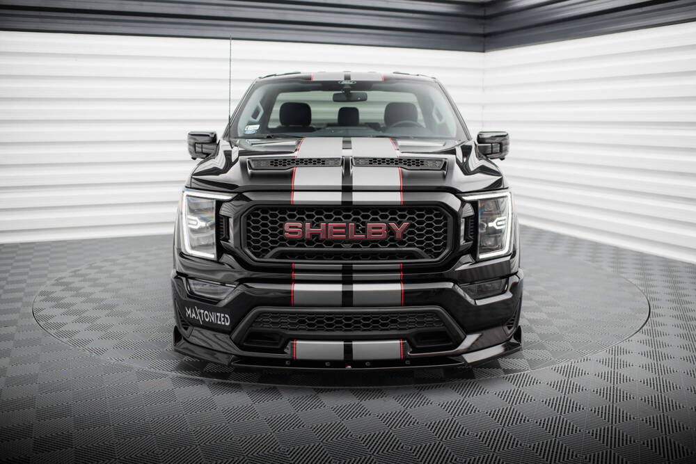 Voorspoiler Ford F150 Shelby Super Snake Maxton Glans Zwart