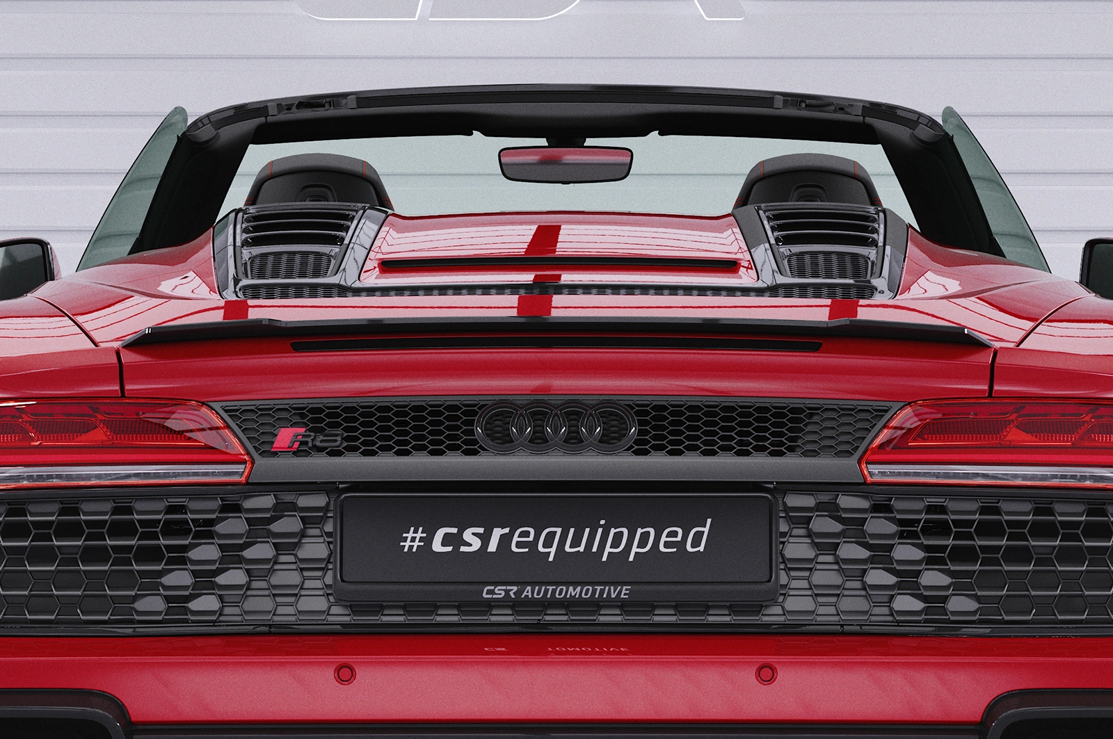 Achterspoiler Audi R8 (4S) Spyder (2015–heden) Glans Zwart – CSR Automotive