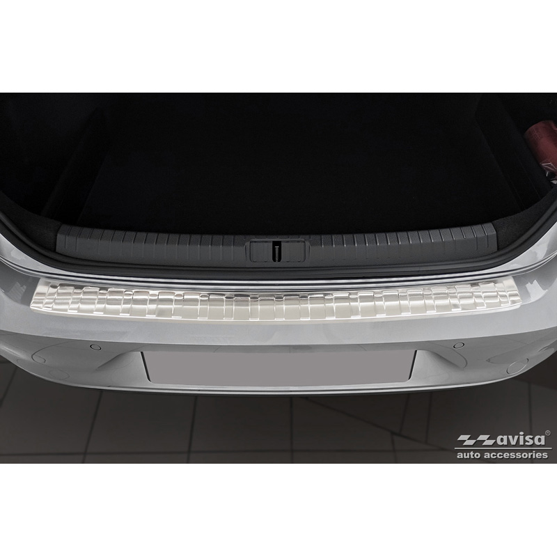 RVS Achterbumperprotector  Volkswagen Passat Sedan 2014-2019 & FL 2019-2023 'Ribs'