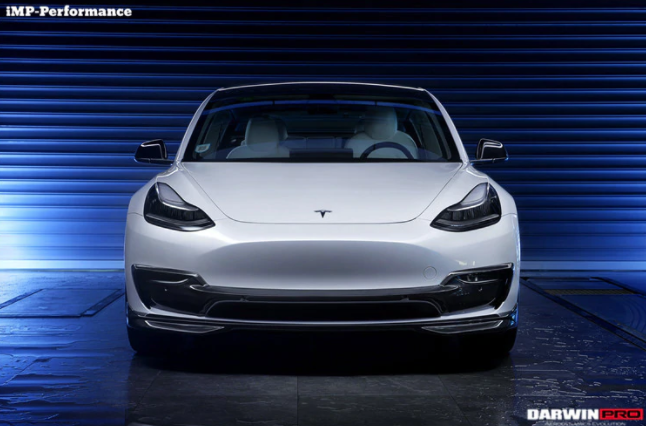 Tesla Model 3 IMP Style Carbon Fiber Full Kit 2017-2020
