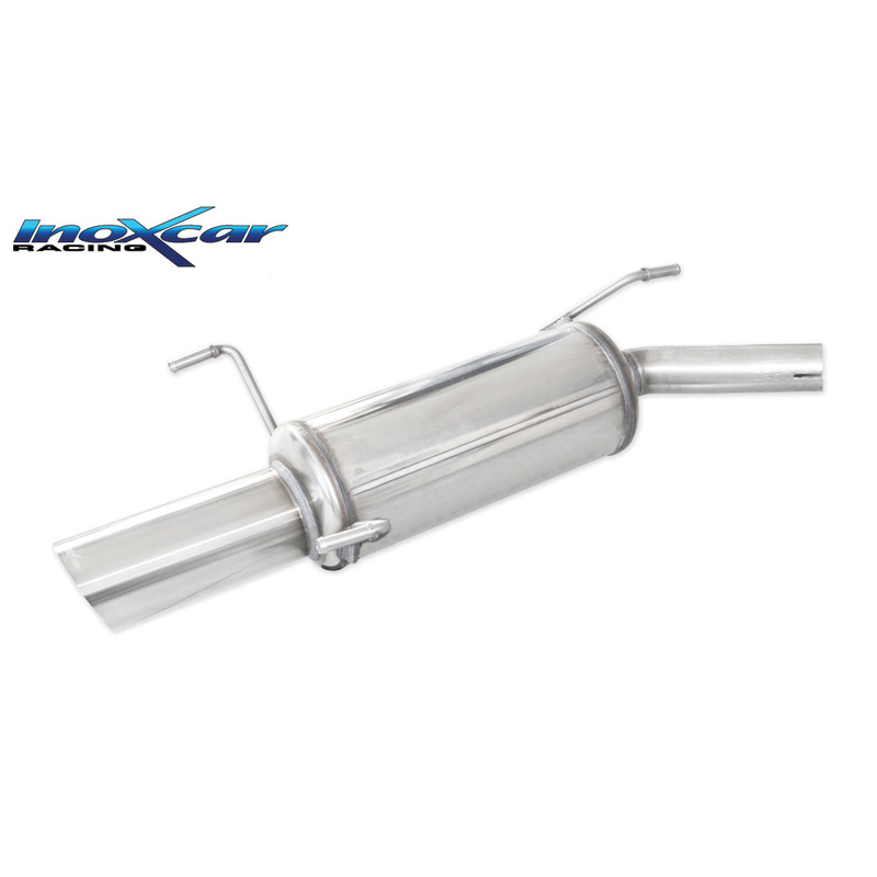 100% RVS Sportuitlaat  Opel Corsa C 1.2 16v 75pk 2000-2003 Ø45 1x90mm Rally