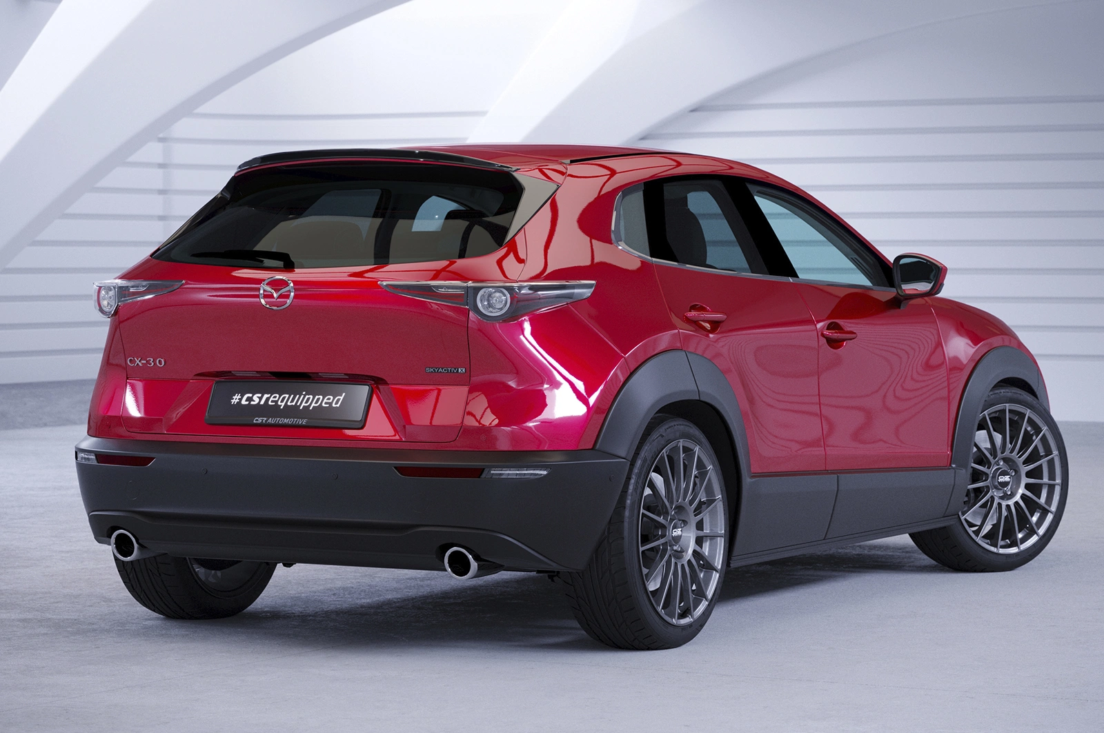 Achterspoiler Mazda CX-30 Glans Zwart – CSR Design