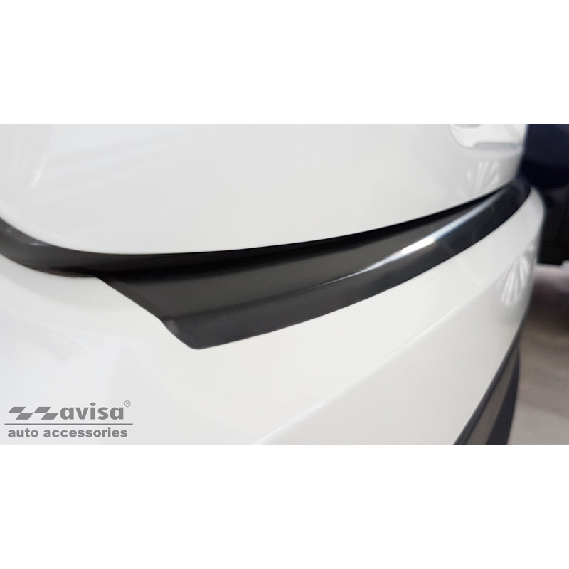 Zwart RVS Achterbumperprotector  Mitsubishi Eclipse Cross 2017- excl. PHEV
