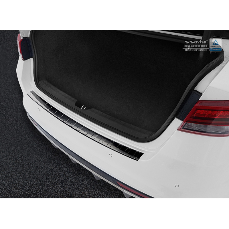 Zwart RVS Achterbumperprotector Kia Optima Sedan 2015- Ribs'